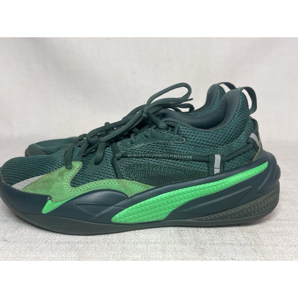 PUMA RS Basketball Dreamer x J. Cole Low Bistro Green Size 5.5 C (Youth) - Picture 6 of 14